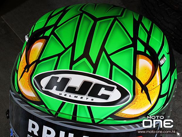 2014 HJC RPHA-10 PLUS LORENZO Green Mamba