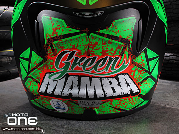 2014 HJC RPHA-10 PLUS LORENZO Green Mamba