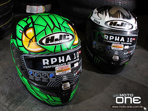 2014 HJC RPHA-10 PLUS LORENZO Green Mamba