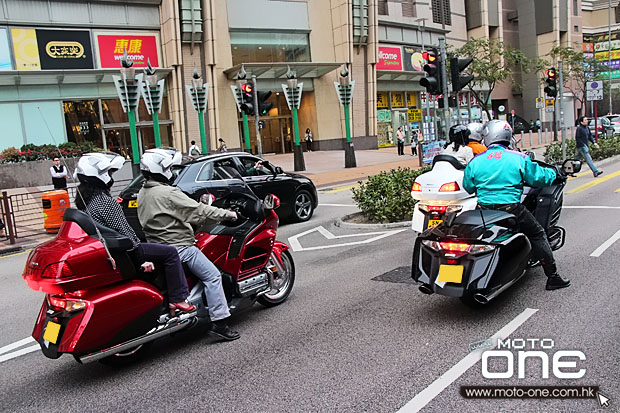 2014 HONDA GOLDWING 1800 F6B riding