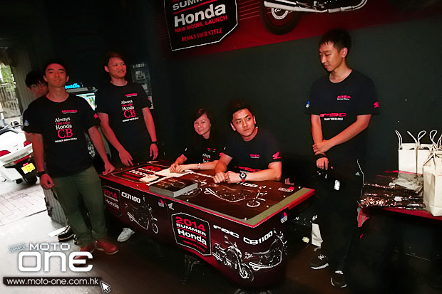 2014 Honda F6C CB1100 launch party