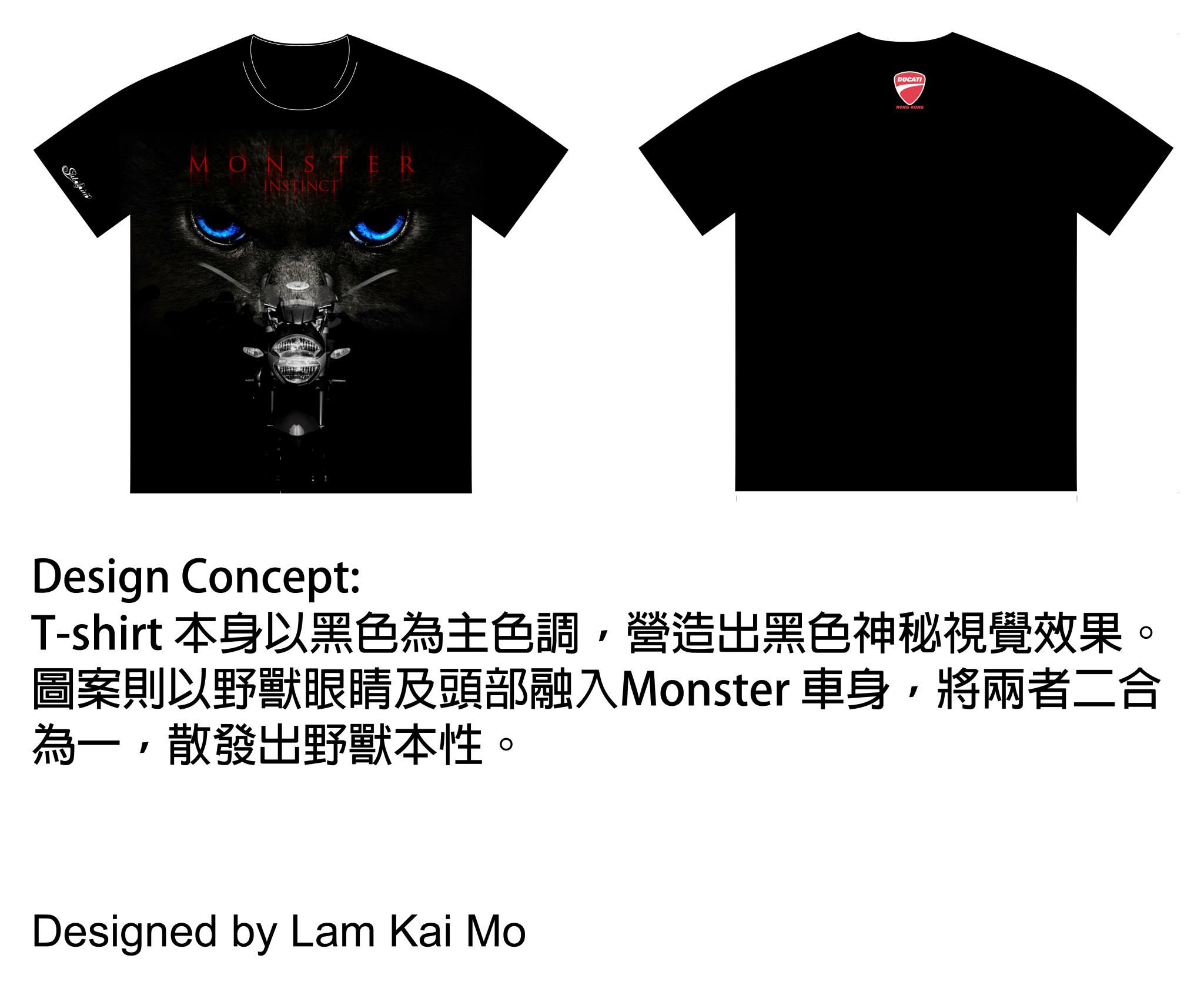 2014 ducati Your Monster Instinct T-shirt Drawing Competition
