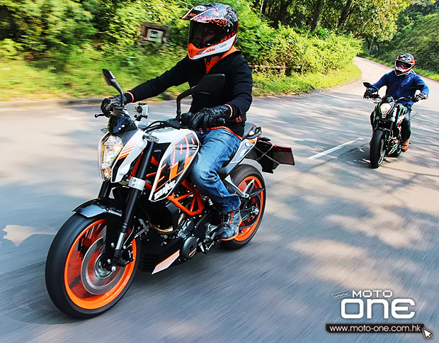 升级娱乐性 2014 KTM DUKE 390\/200试驾