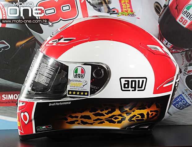 AGV SIMONCELLI TRIBUTE HELMETS