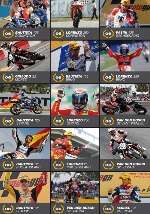 APRILIA championship 1987 - 2010 