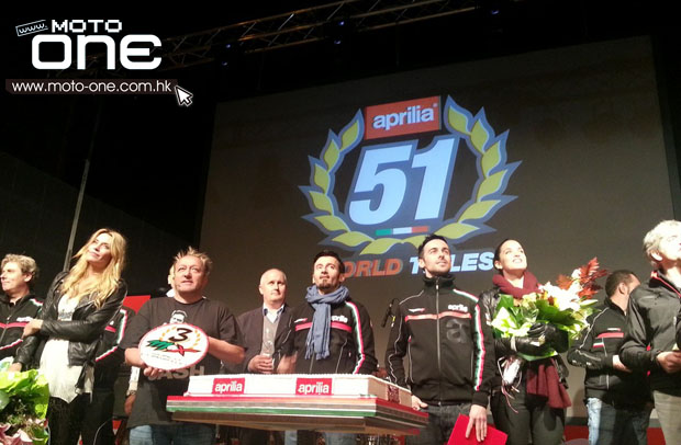 aprilia 51 world titles 2012