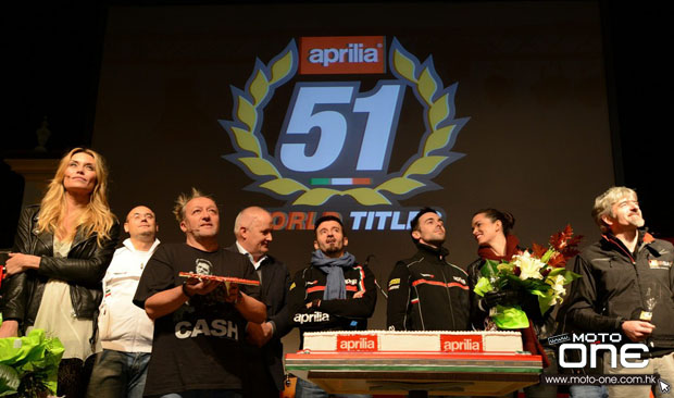 aprilia 51 world titles 2012