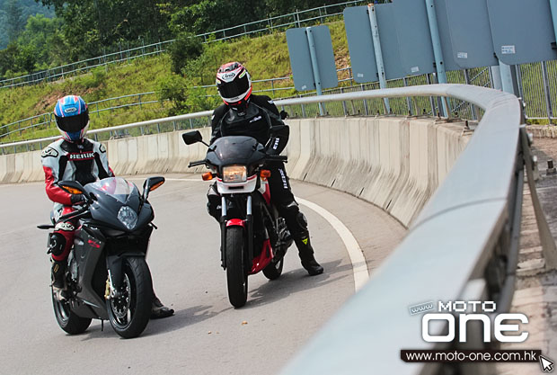 honda mvx 250f & MV agusta F3 675