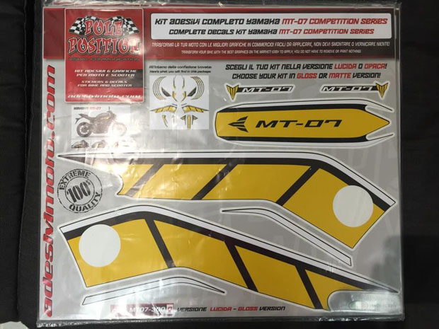 2015 CORSA MOTORS YAMAHA MT-O7 Stickers