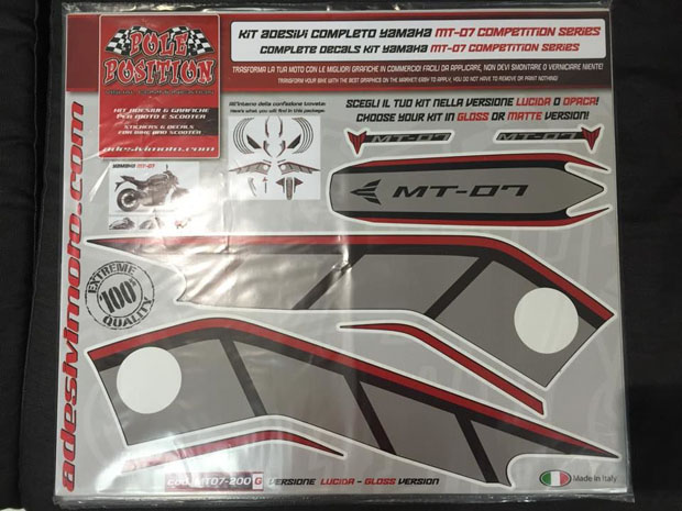 2015 CORSA MOTORS YAMAHA MT-O7 Stickers