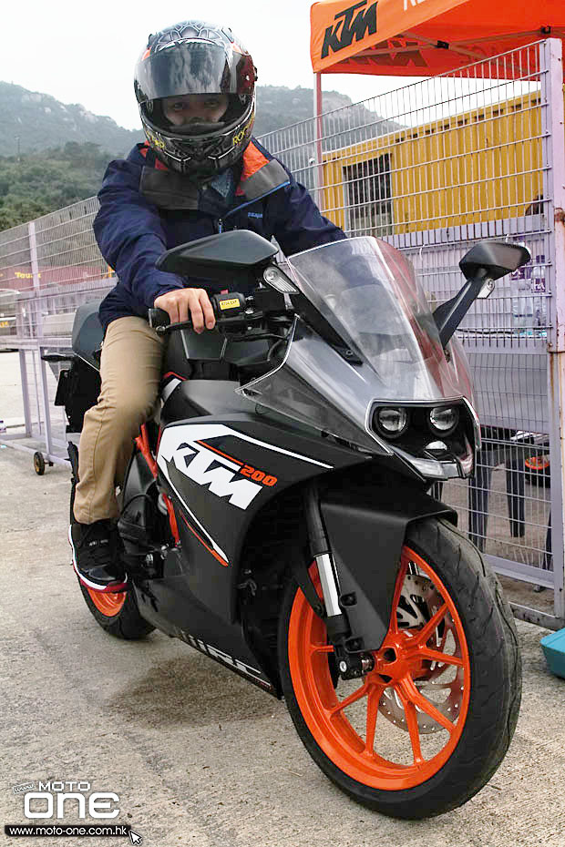 2015 ktm rc390 test day