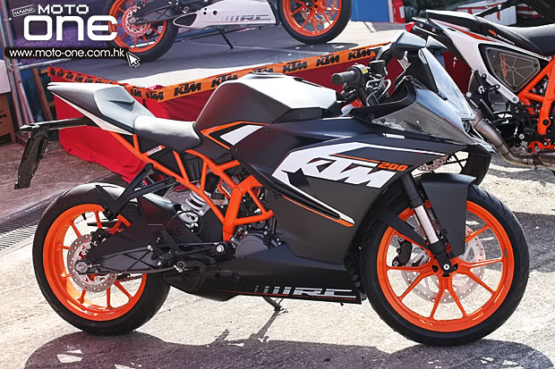 2015 ktm rc390 test day