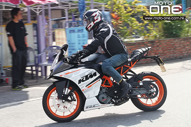 2015 ktm rc390 test day