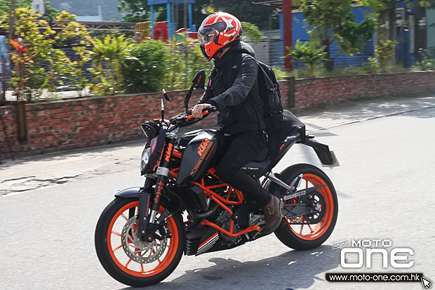 2015 ktm rc390 test day