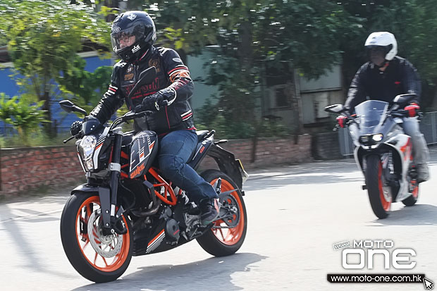 2015 ktm rc390 test day