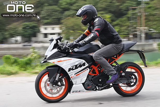 2015 ktm rc390 test day