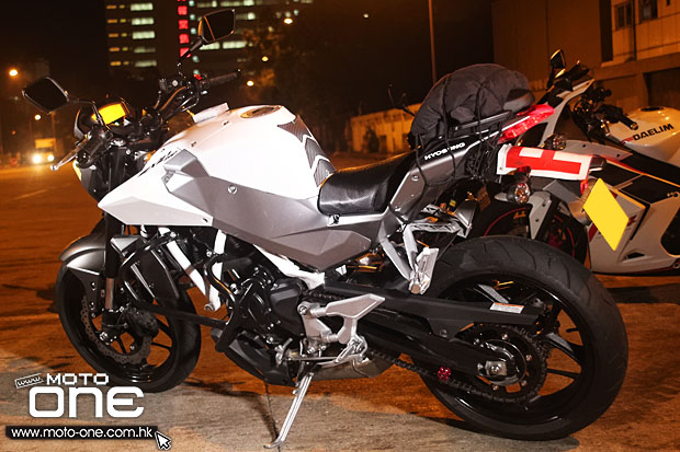 2015 hyosung gd250r gd250n night riding