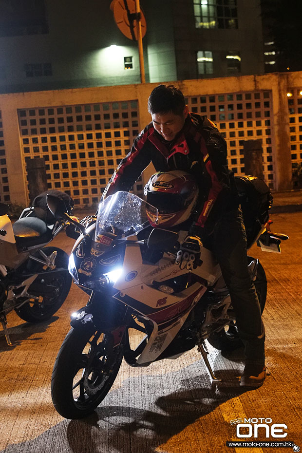 2015 hyosung gd250r gd250n night riding