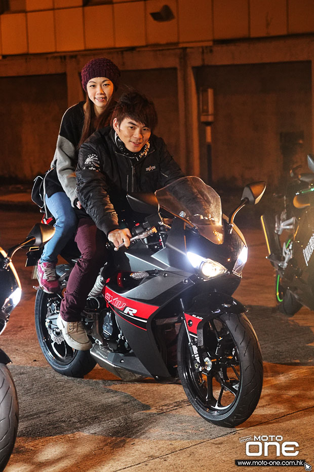 2015 hyosung gd250r gd250n night riding