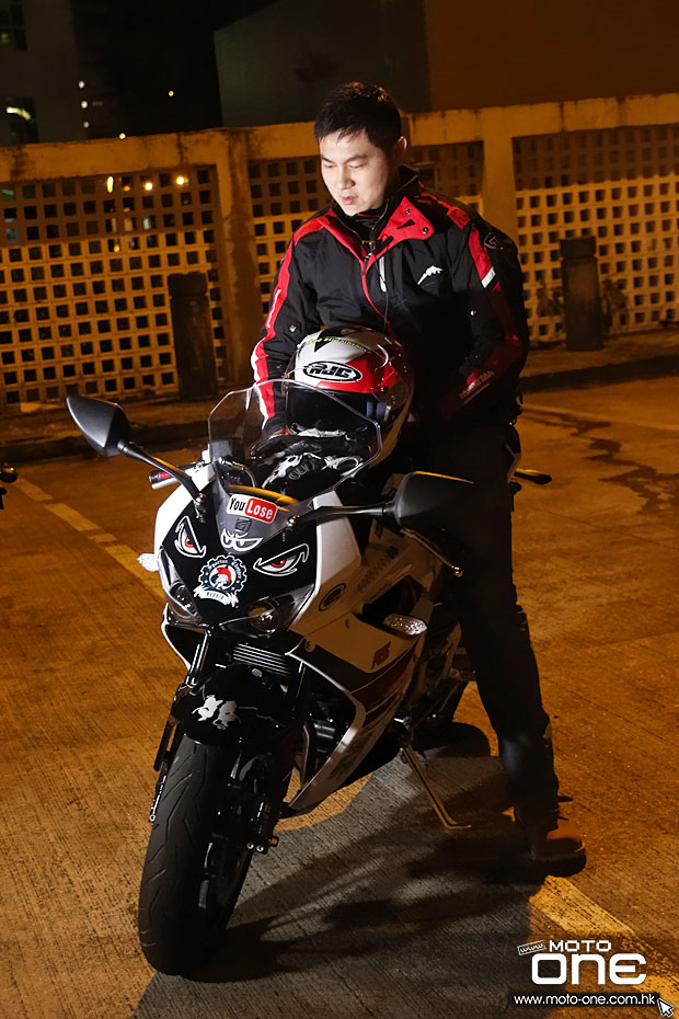 2015 hyosung gd250r gd250n night riding