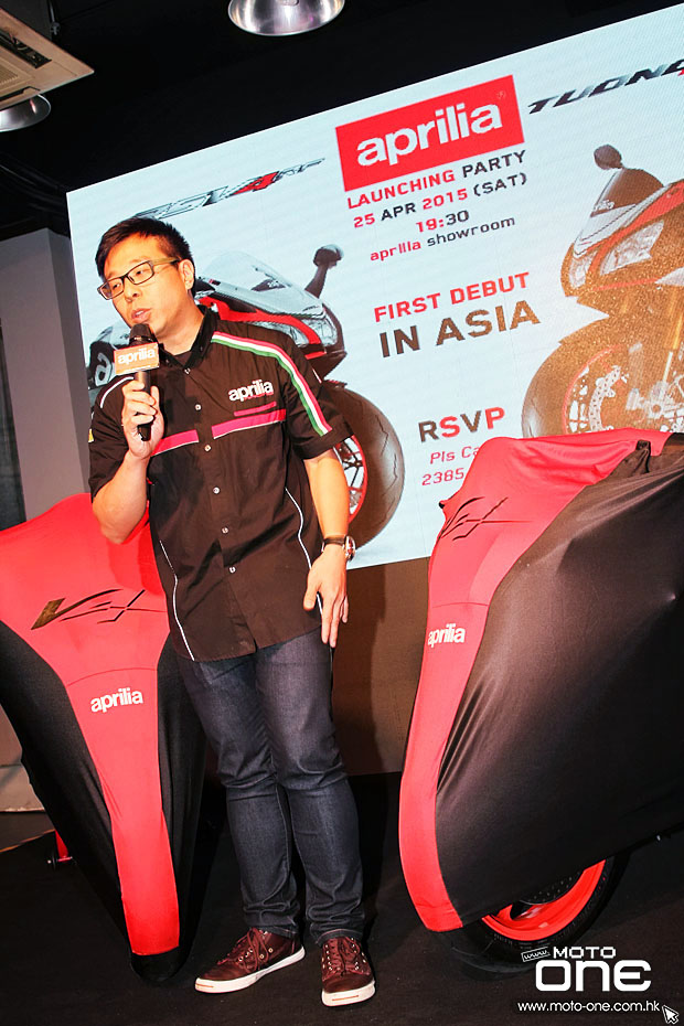 2015 APRILIA RSV4 RF & TUONO Factory launching party