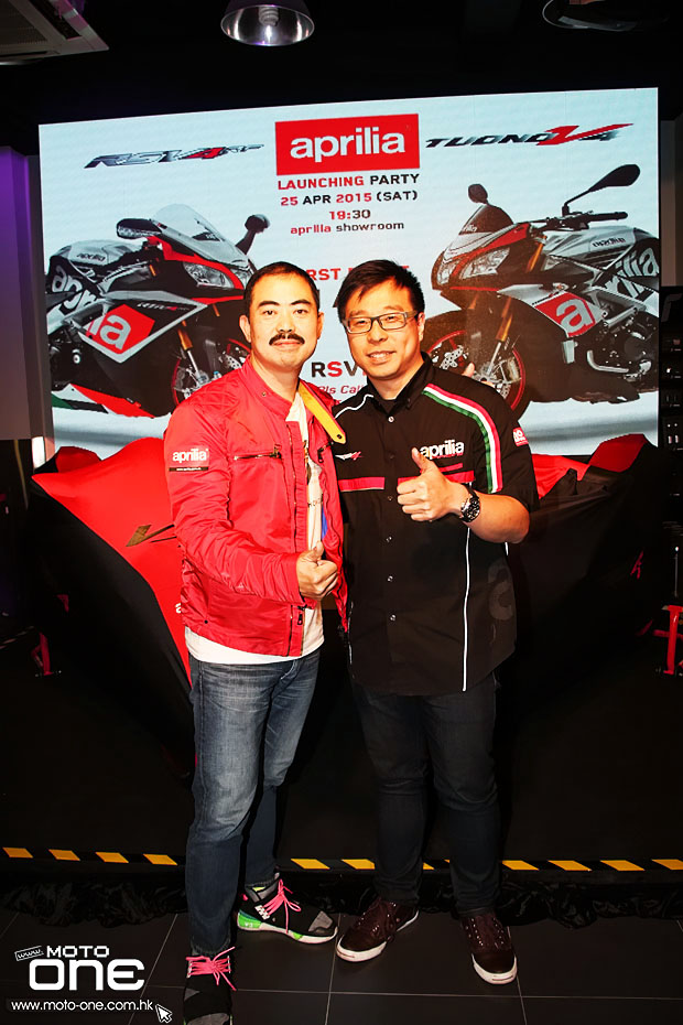 2015 APRILIA RSV4 RF & TUONO Factory launching party