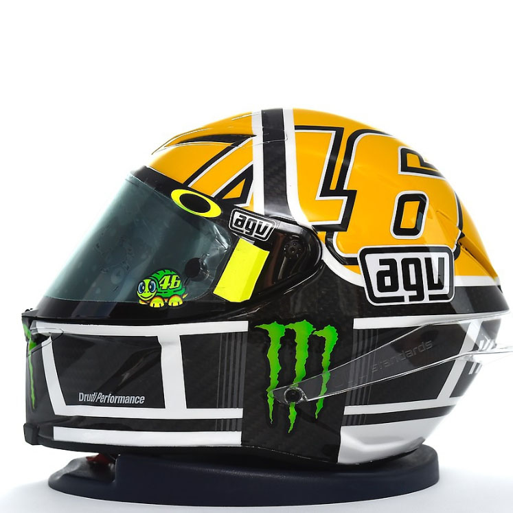 2015 Valentino Rossi agv helmet dainese suit