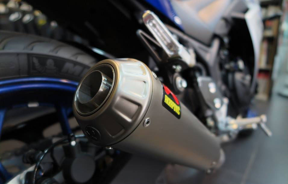 2015 YZF-R3 Akrapovic Full system GP style