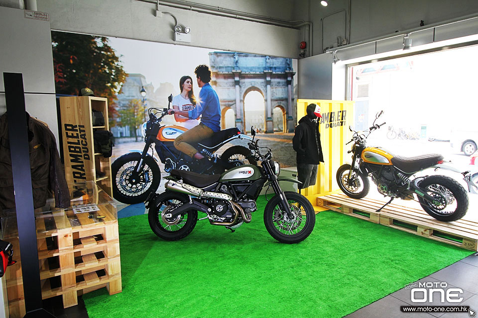 2015 DUCATI SCRAMBLER SHOWROOM