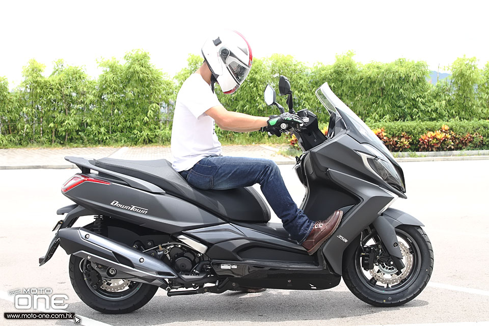 2015 KYMCO DOWNTOWN 350i TEST