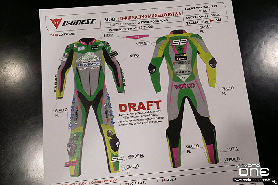 2015 Dainese D-Air WAI ON CHEUNG