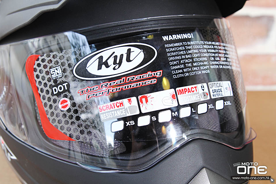 2015 KYT ENDURO HELMET