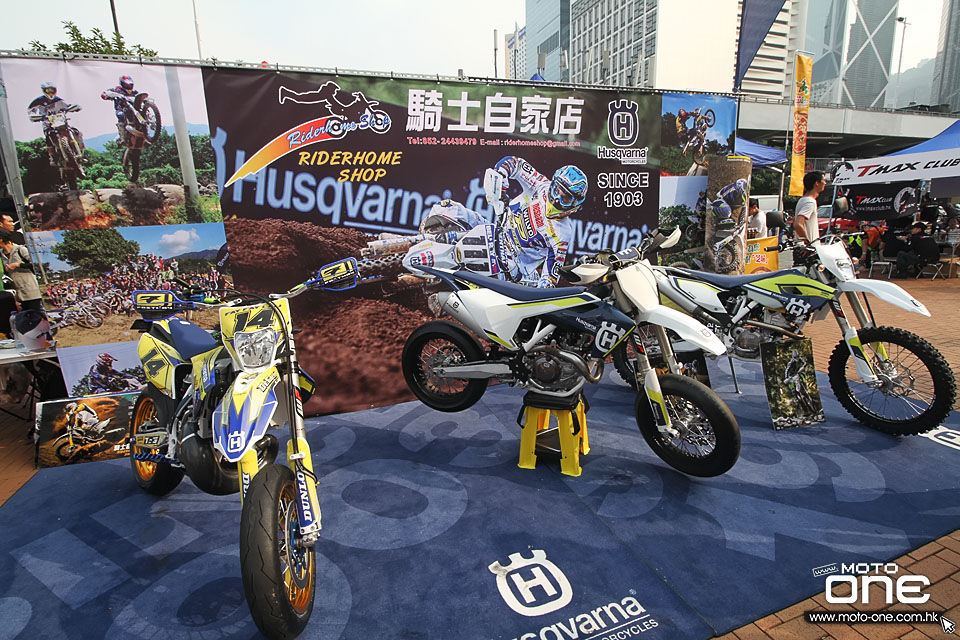2015 HUSQVARNA RIDERHOMESHOP HK BIKESHOW