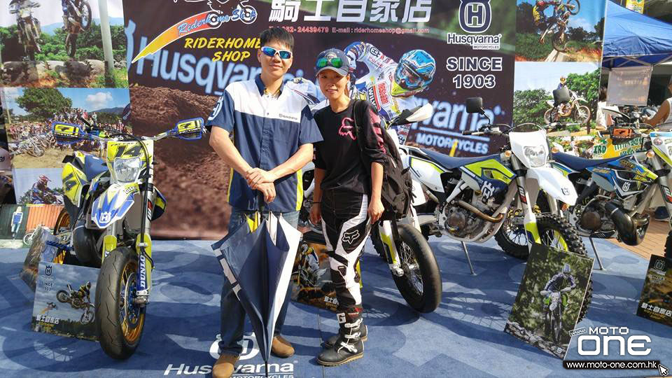 2015 HUSQVARNA RIDERHOMESHOP HK BIKESHOW