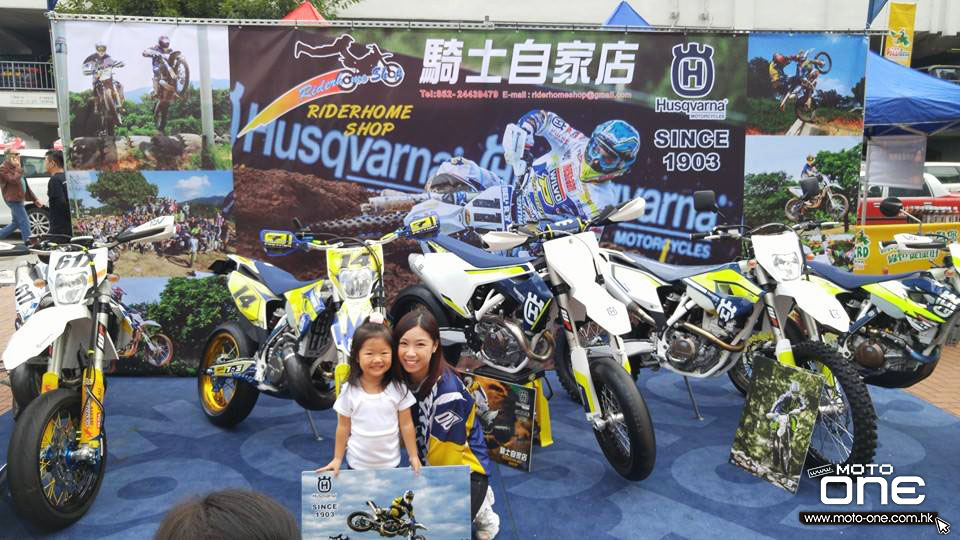 2015 HUSQVARNA RIDERHOMESHOP HK BIKESHOW