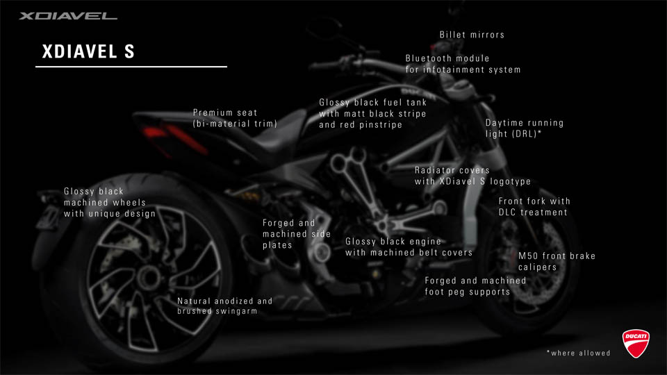 2016 DUCATI X DIAVEL S