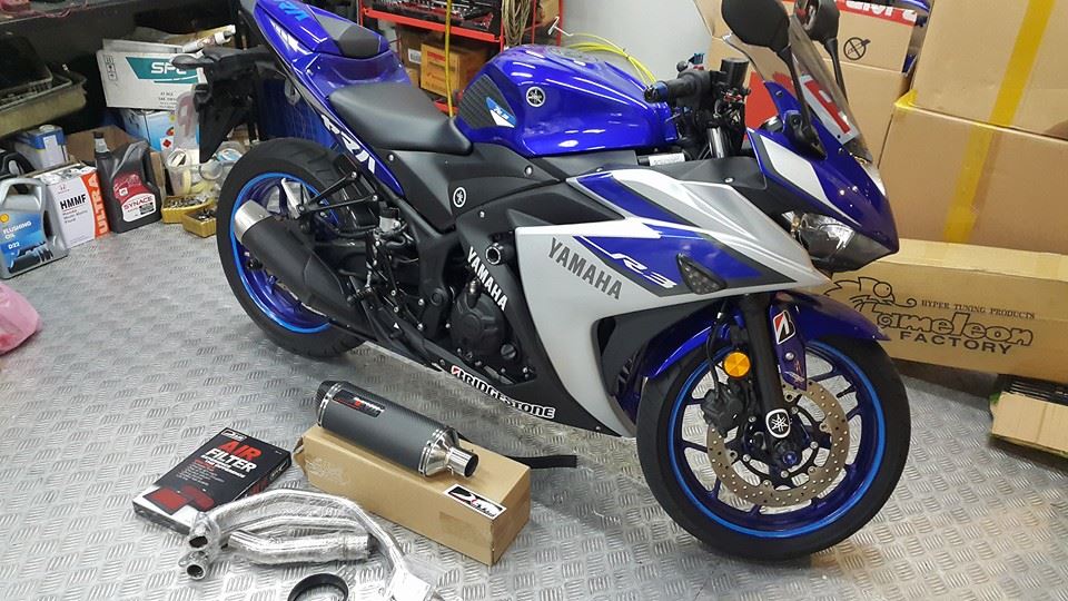 2016 YAMAHA R3 Devil ARRC spec D2.1C carbon full system
