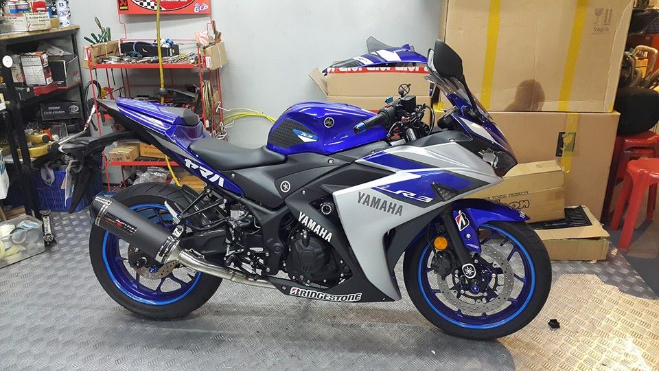 2016 YAMAHA R3 Devil ARRC spec D2.1C carbon full system