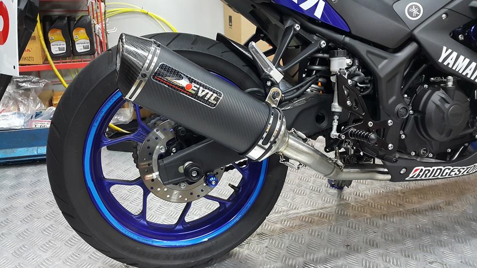 2016 YAMAHA R3 Devil ARRC spec D2.1C carbon full system