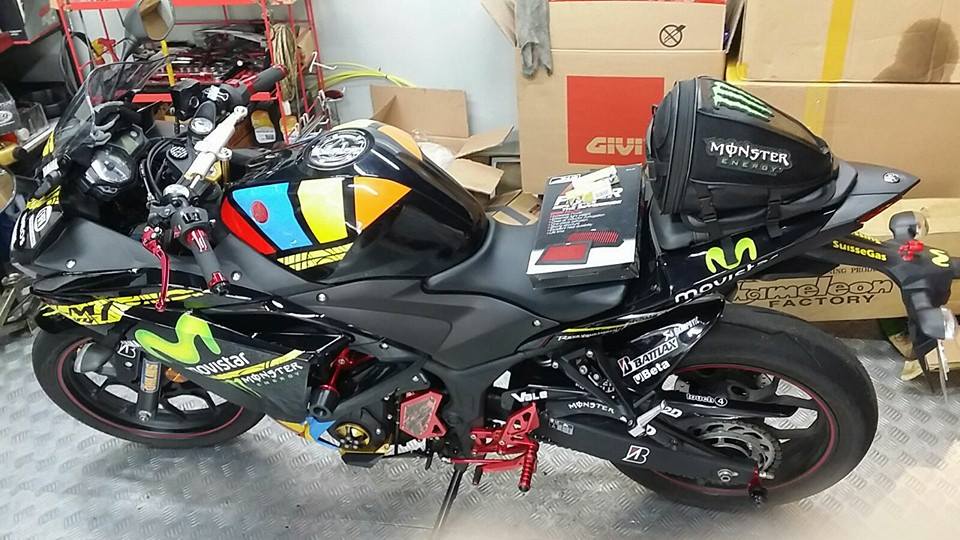 2016 YAMAHA R3 Devil ARRC spec D2.1C carbon full system
