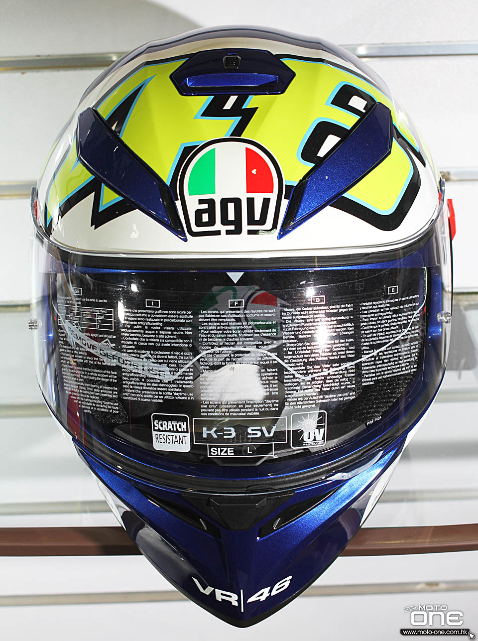 2016 AGV K3 SV Winter test 2012 blue