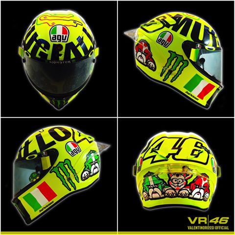 2016 ROSSI MOTOGP Mugiallo AGV Pista GP