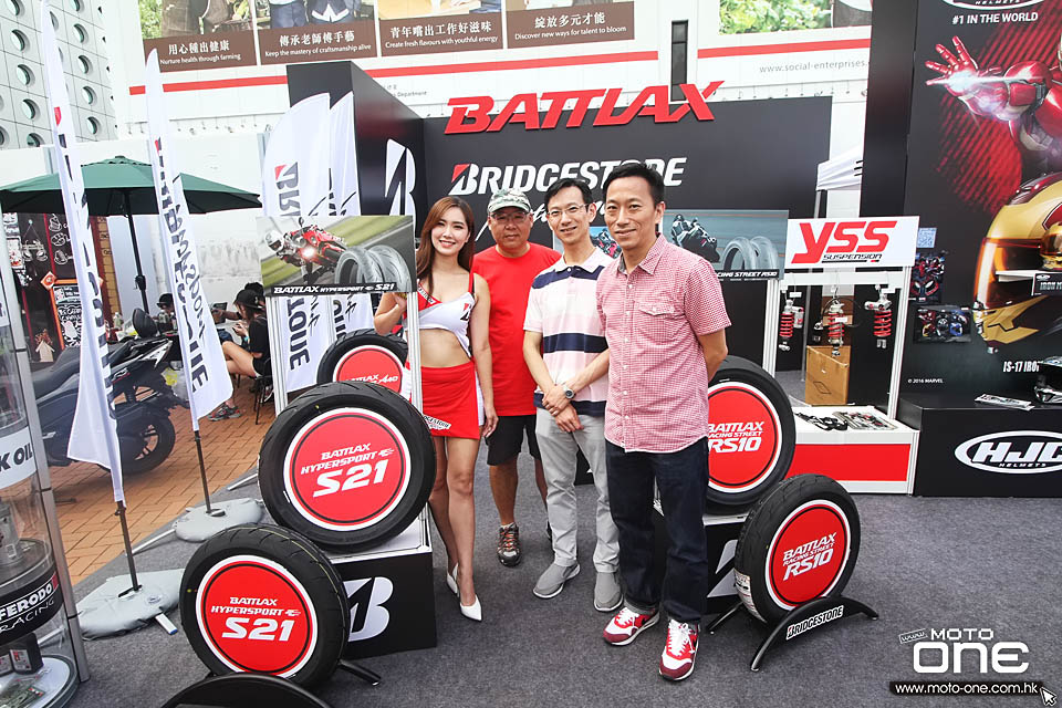 2016 SANWA BRIDGESTONE HJC HK BIKESHOW