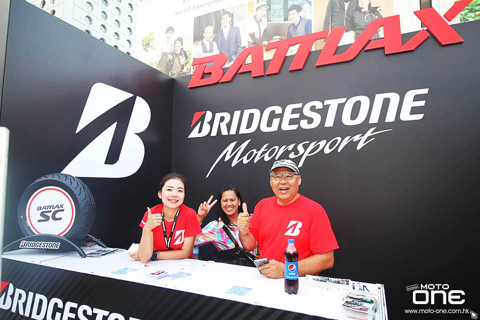 2016 SANWA BRIDGESTONE HJC HK BIKESHOW