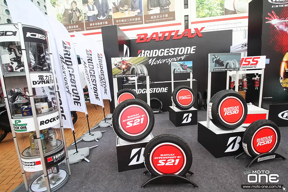 2016 SANWA BRIDGESTONE HJC HK BIKESHOW