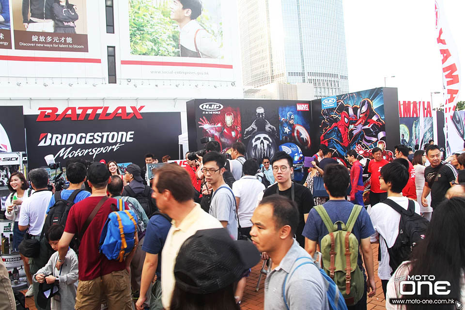 2016 SANWA BRIDGESTONE HJC HK BIKESHOW
