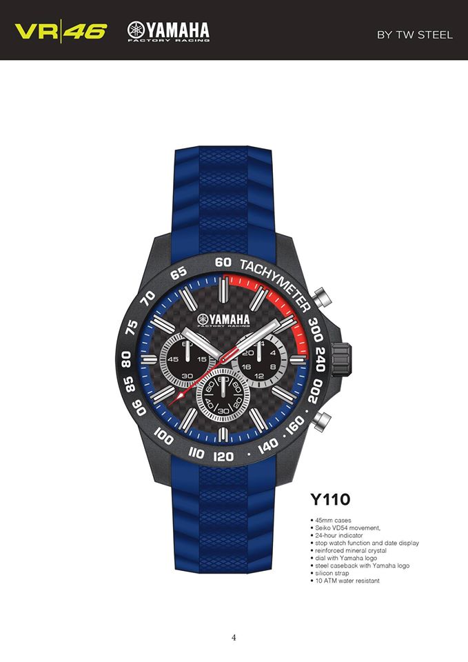2017 YAMAHA x TW STEEL WATCH COLLECTION VR46