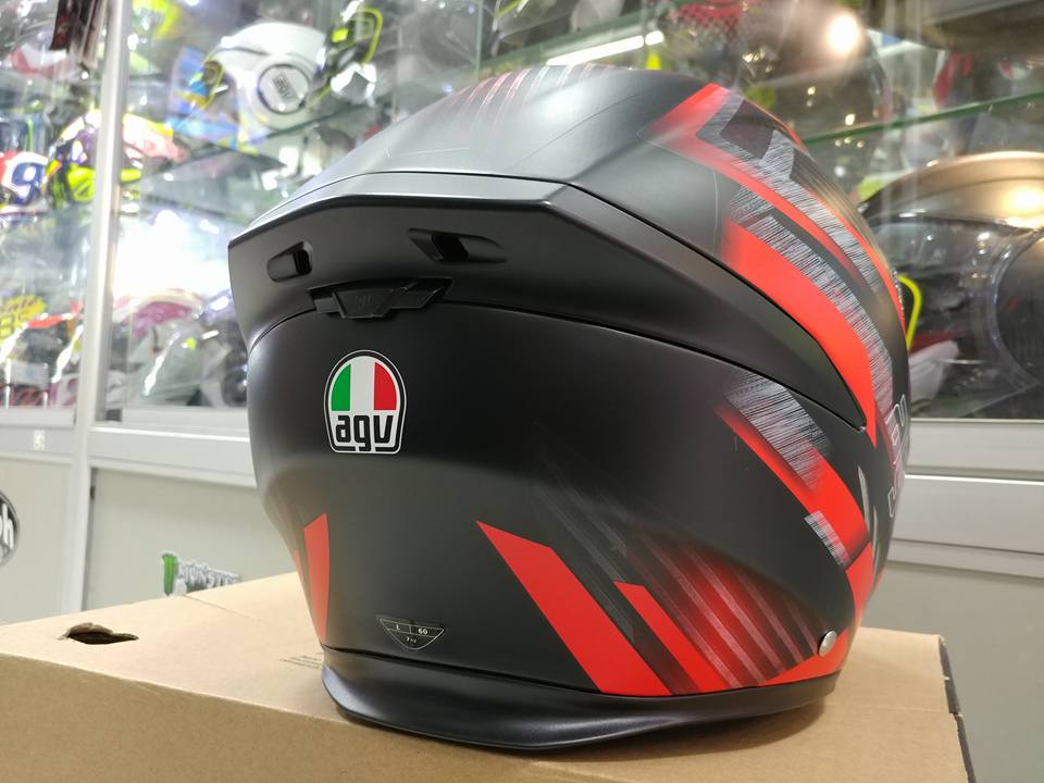 2017 AGV K5 jet Urban Hunter Matt black red