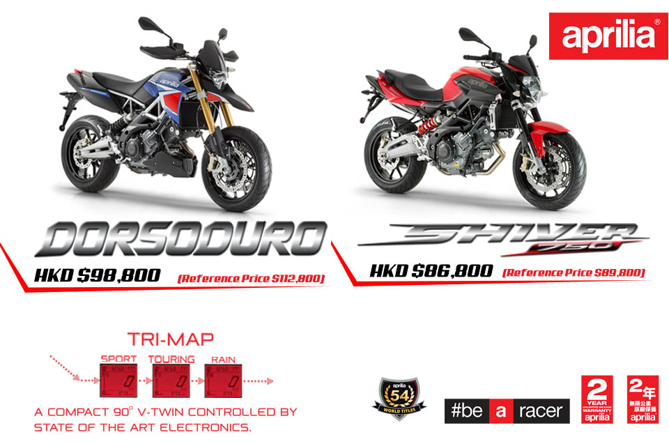 2017 APRILIA SALES