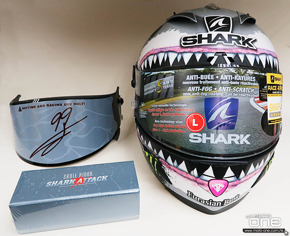 2017 SHARK RACE-R PRO WHITE SHARK